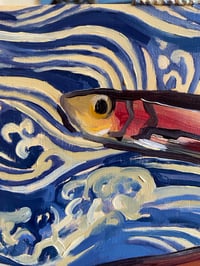 Image 5 of Sardines Swimming in a Stencil Sea
