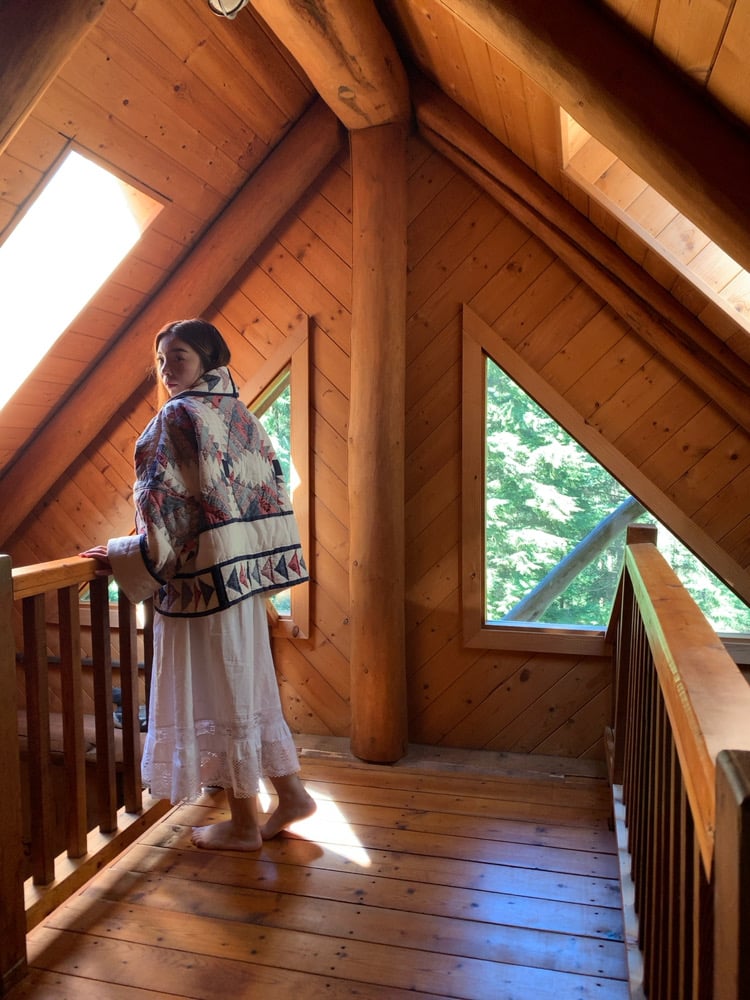 Image of Quilt Shawl Coat — Pineapple