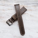18mm Olive Brown Strap in 40’s Style