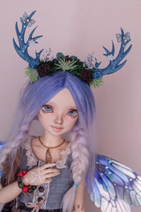 Image 2 of Antlers Crown (Blue Pastel)