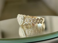 Image 2 of Iced Out Heart Ring