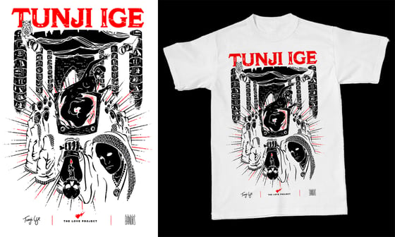 Image of Tunji Ige "Slow Dance" Tee (white)