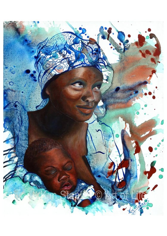 Image of African Mother Love - PRINT