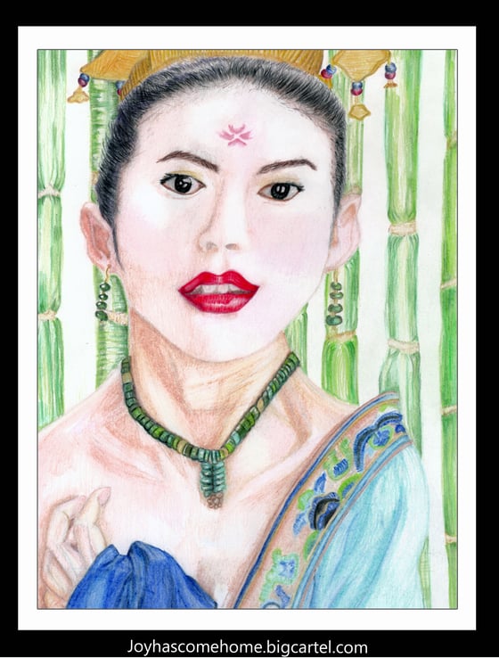 Image of Zhang Ziyi - House of Flying Daggers Tribute Art 