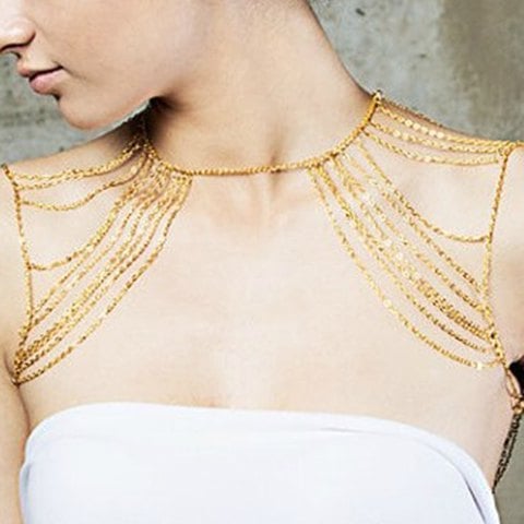 Image of Tassel Link Body Chain 