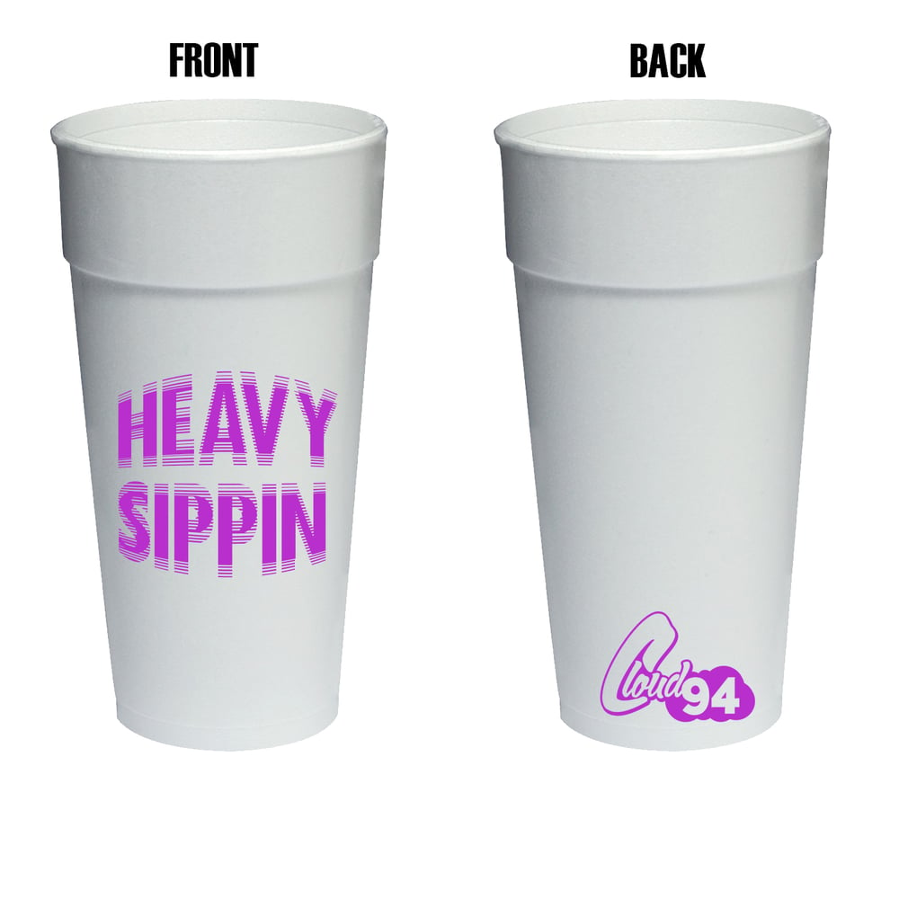 Heavy Sippin 20oz Styrofoam Cups (6 pack)