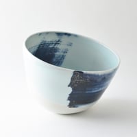 Image 1 of blue altered bowl II