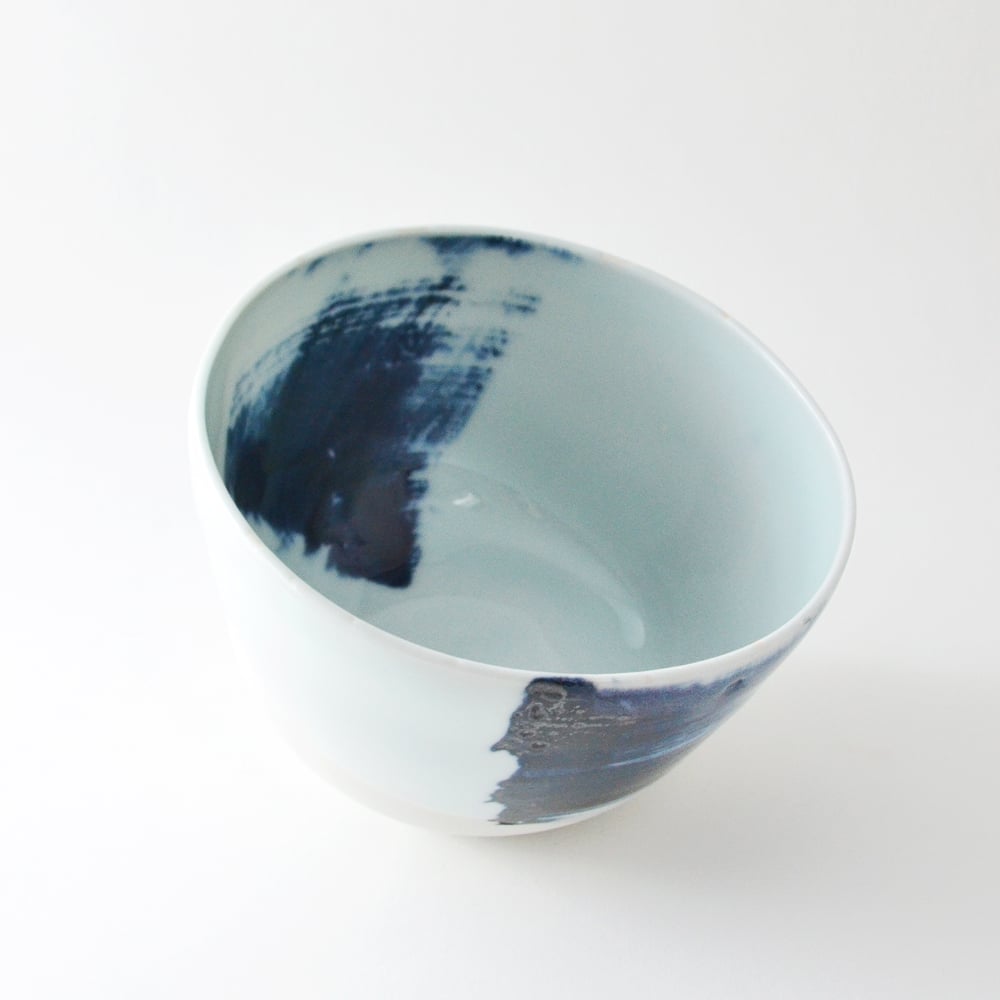 Image of blue altered bowl II