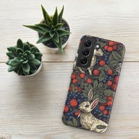 Image 16 of Boho Nature Cottagecore Inspired White Rabbits Among Berries Tough case for Samsung®