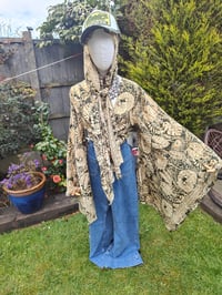 Image 3 of Pefkos co ord sarong set dark green and beige