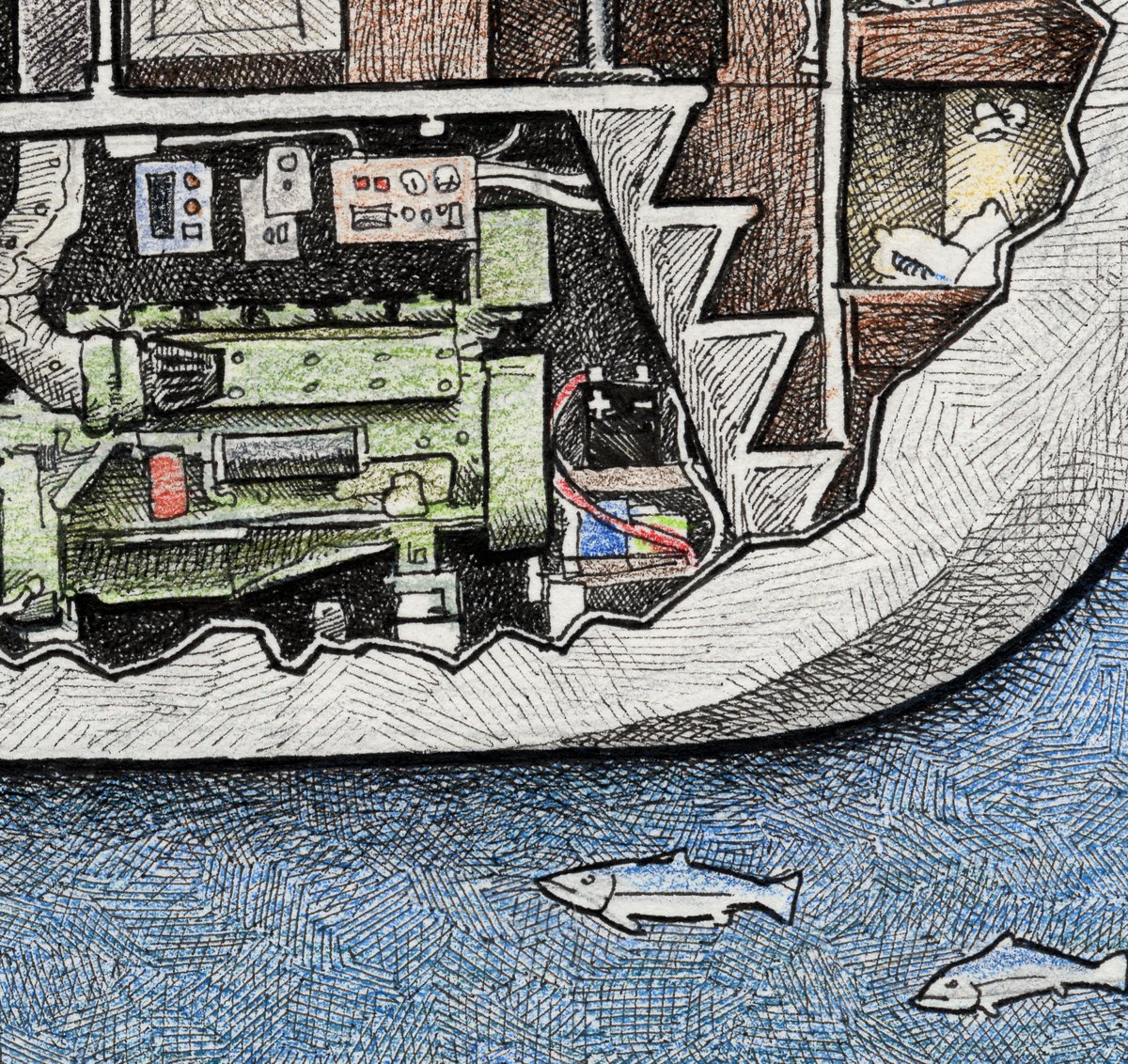 Gillnetter No. 3.  12 1/2 X 14 1/2