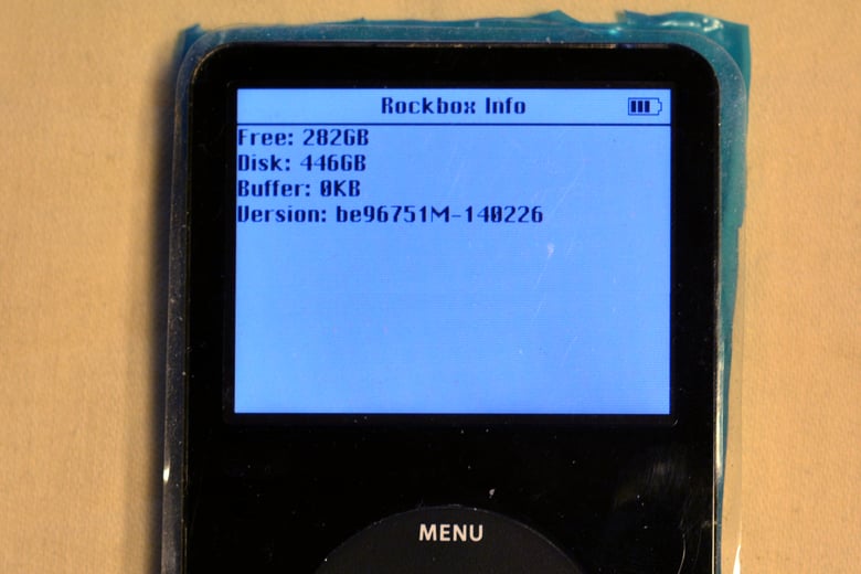 Image of 480GB Black iPod Classic 5th Generation (ROCKBOX)