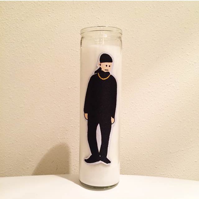 Image of Spooky Black Glass Candle Limted Edition