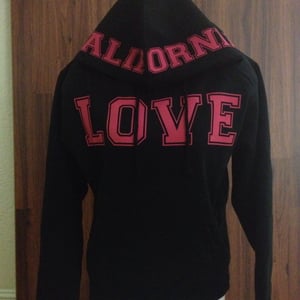 Image of Ladies - California Love pullover hoody Hot pink