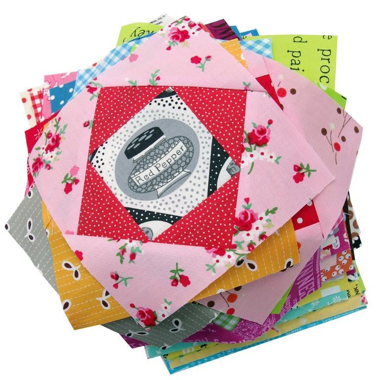 Image of 5 Inch Economy Block ~ FOUNDATION PAPER PIECING PATTERN (PDF FILE)