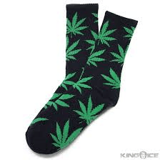 Image of Green Weed Socks