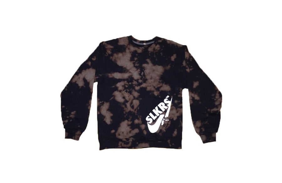 Image of Reverse Tie Dye Crewneck Sweater