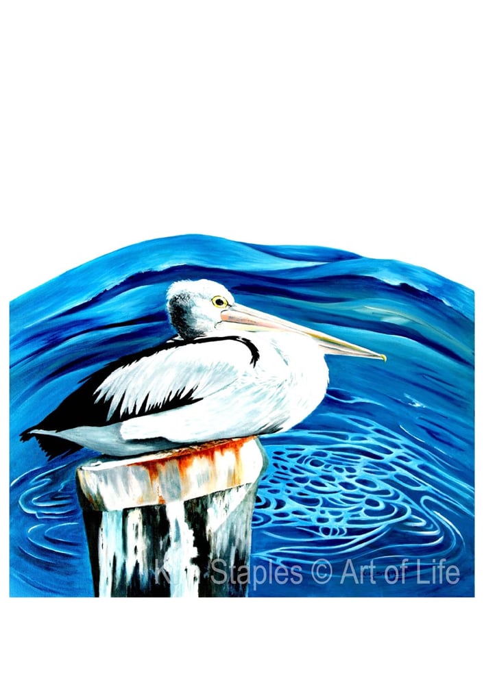 Image of Pelican keeper of the sea - PRINT