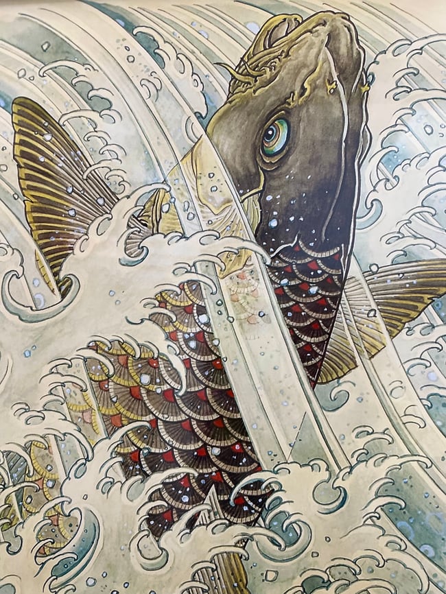 Wido de Marval Koi Print 