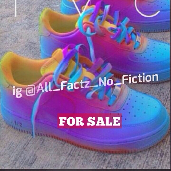 Neon color air force ones best sale