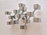Image 3 of Sciolari Cubic Wall Light