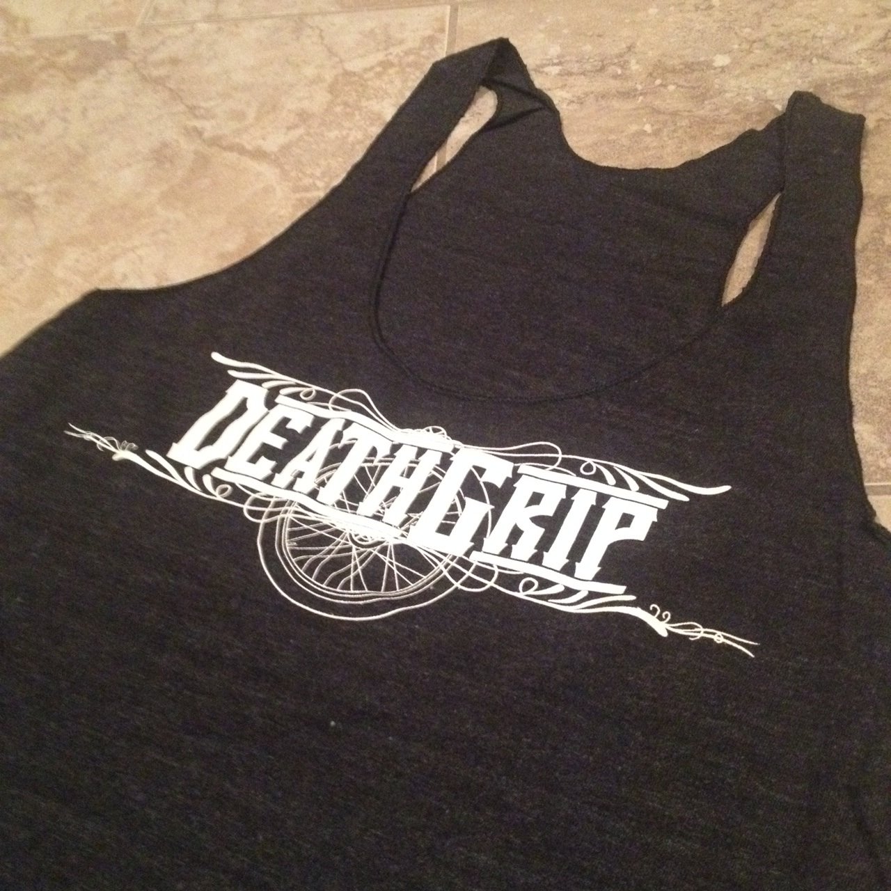 Image of Womens Tank - Triblend Charcoal