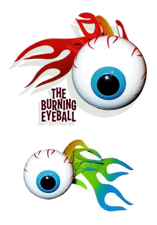 Image of Burning Eyeball Antenna Topper
