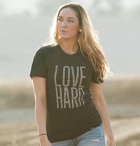 Image 2 of Love Hard Tee (Tri-Black)