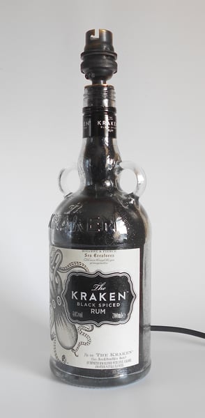 Image of KRAKEN RUM Bottle Lamp