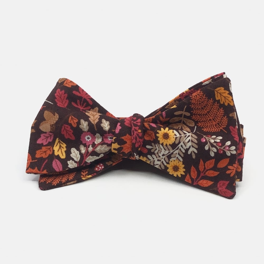 Image of Noeud Papillon À Nouer - Feuilles