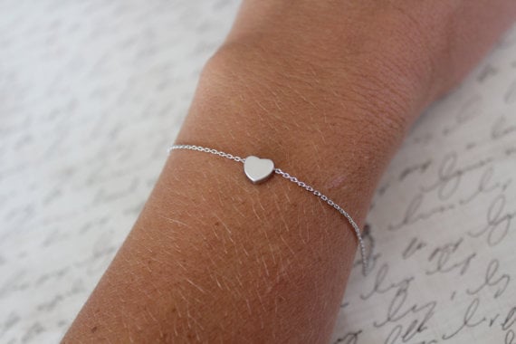 Image of Dainty Upper case Chain Bracelet