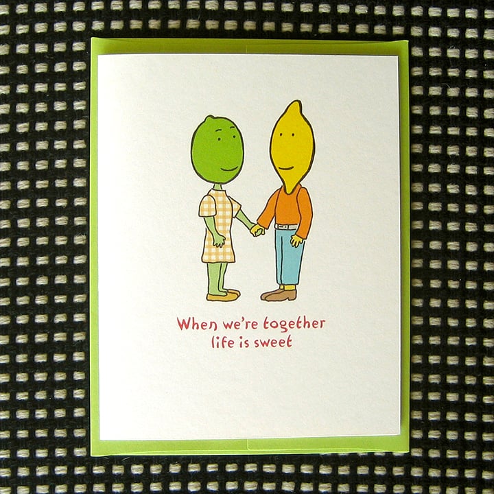 Image of SWEET 'N SOUR GREETING CARD