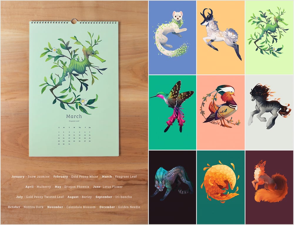 Image of Tea Spirit 2015 (-2016) Calendar