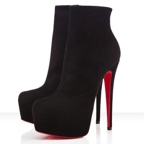 Red Bottom Ankle Stilettos Bleu