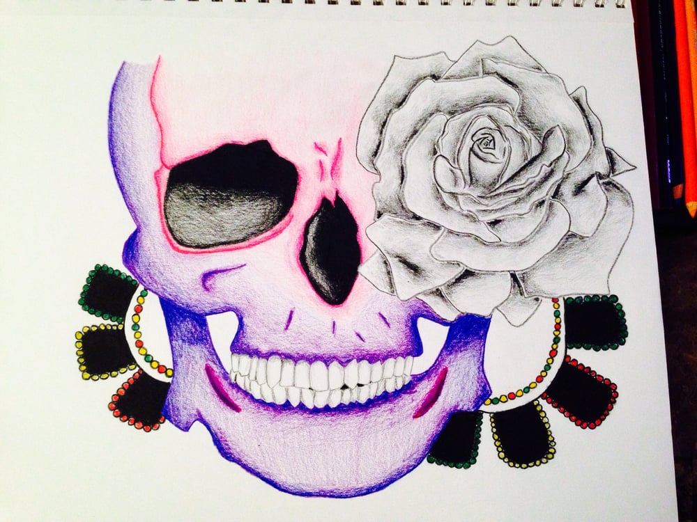 Image of Rose Skull