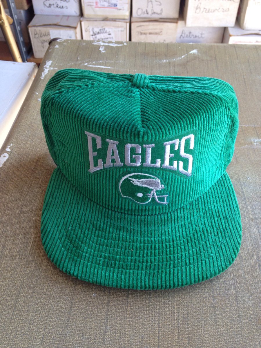 Brand New Vintage Philadelphia Eagles Corduroy Snapback Hat - ShopperBoard