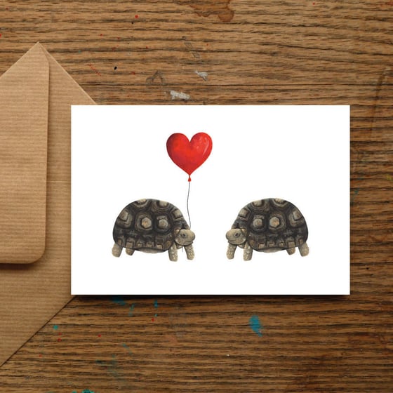 Image of Tortoise Love Card
