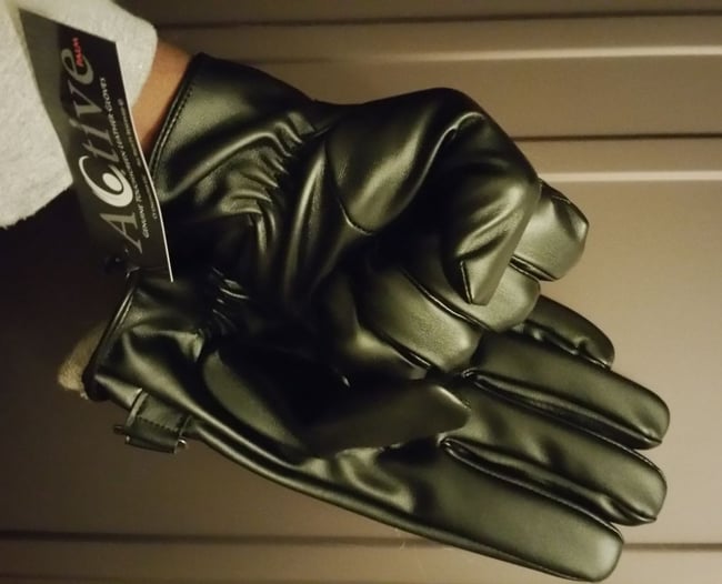 ACTIVE PALM VEGAN ™ - MEN'S TOUCHSCREEN LEATHER GLOVES (EXCLUSIVE)