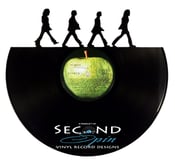 Image of Recycled Vinyl Record BEATLES Wall Art