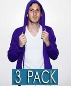 Image of *3 PACK American Apparel F497 Flex Fleece Zip HOODY - Any color/Any Size