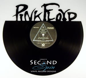 Image of Recycled Vinyl Record PINK FLOYD Wall Art