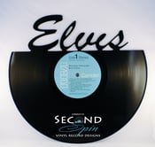 Image of Recycled Vinyl Record ELVIS Wall Art