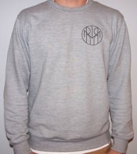 Image 1 of NO RISK NO REWARD - Black Circle Fill - Grey Sweatshirt