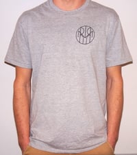 Image 1 of NO RISK NO REWARD - Black Circle Fill - Grey T-Shirt