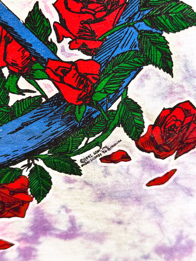 Grateful Dead 1992 Bertha / The Wheel Longsleeve Shirt - Fits L/XL