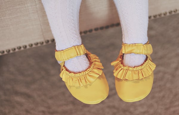 Image of Lemon Ruffle Shoes