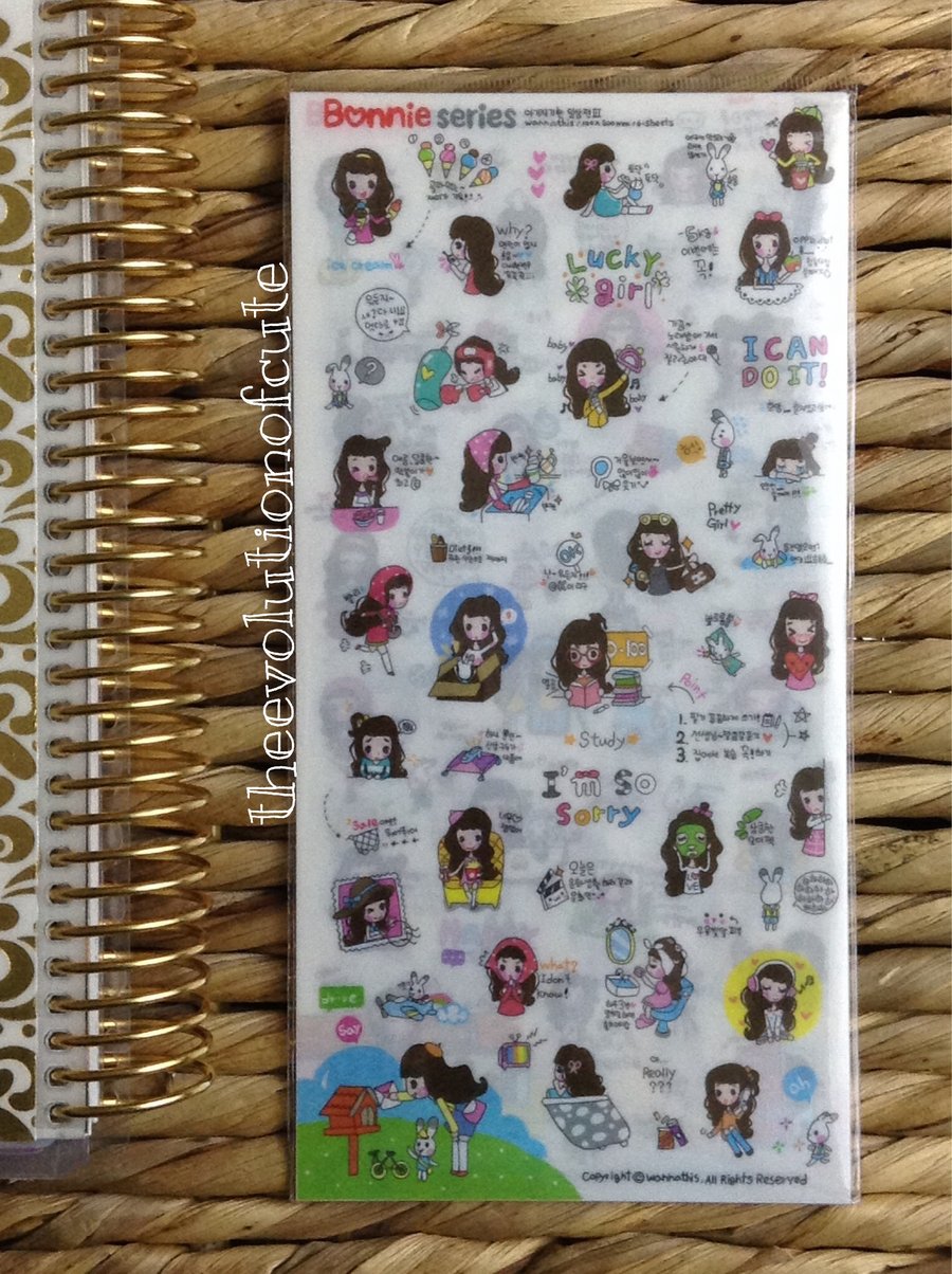 Image of Bonnie Series Diary Stickers