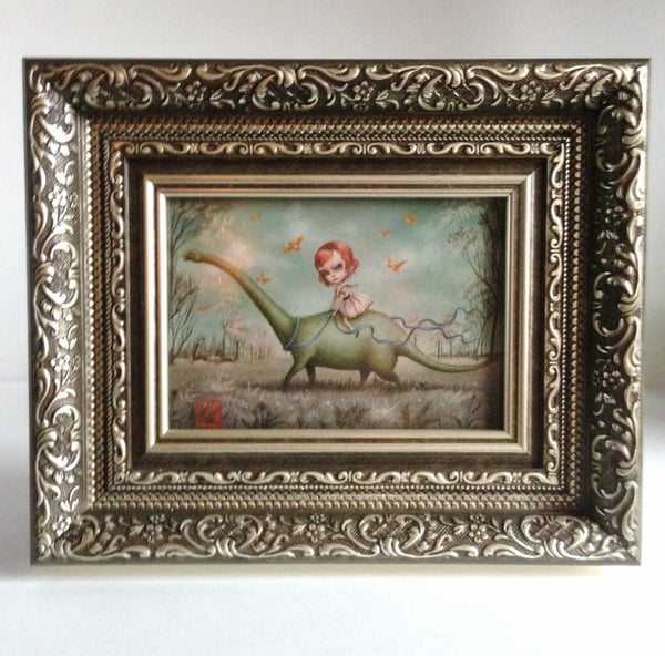 Image of Blue and the Brontosaur by Mab Graves