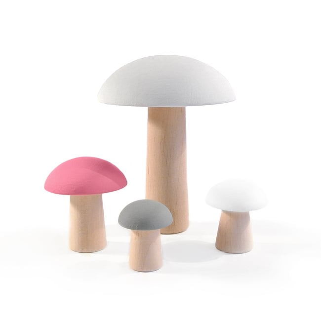 Image of Champignons de Paris Rose/Gris