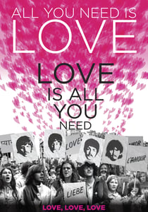 Image of All You Need is Love Tea Towel